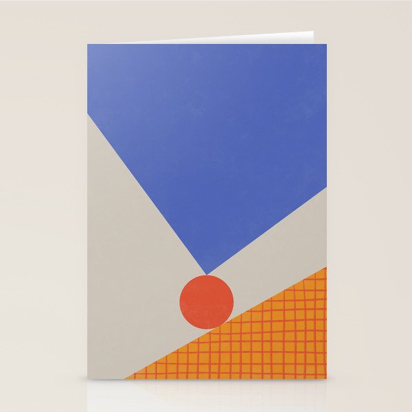 Red Circle #3 Stationery Card Gallery Image 1