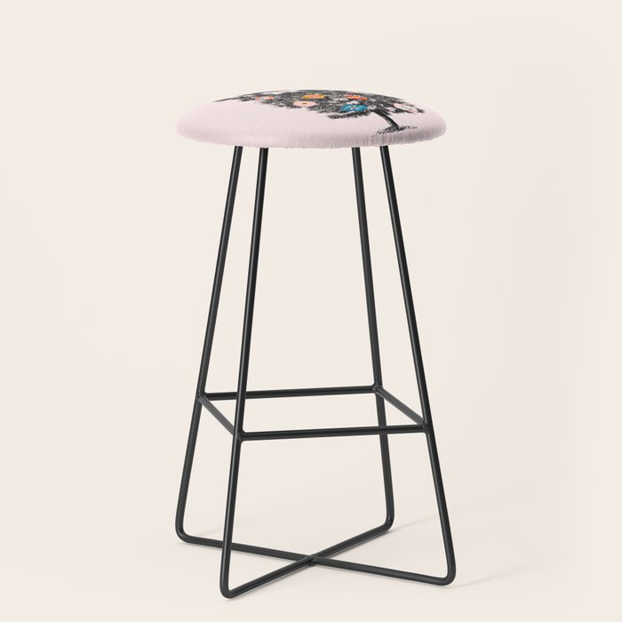 Retro Christmas tree no3 Stool Gallery Image 1
