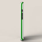 Green and White Stripes Pattern iPhone Case Gallery Image 2