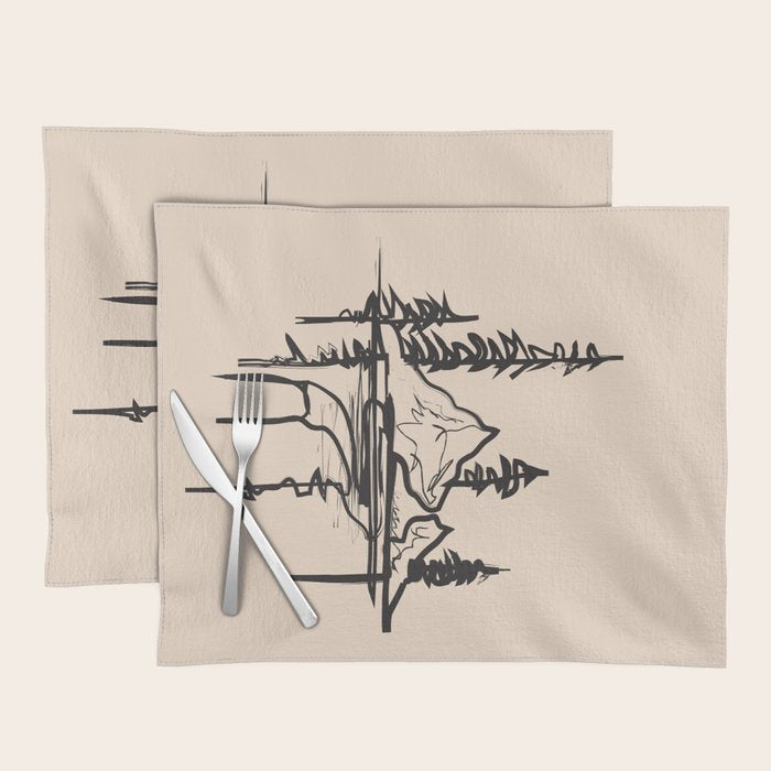 Abstract Landscape II Placemat Gallery Image 1