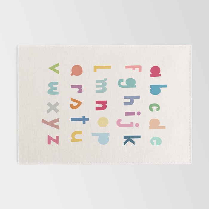 ABC alphabet art Rug Gallery Image 2