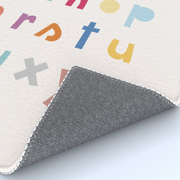 ABC alphabet art Rug Gallery Image 4