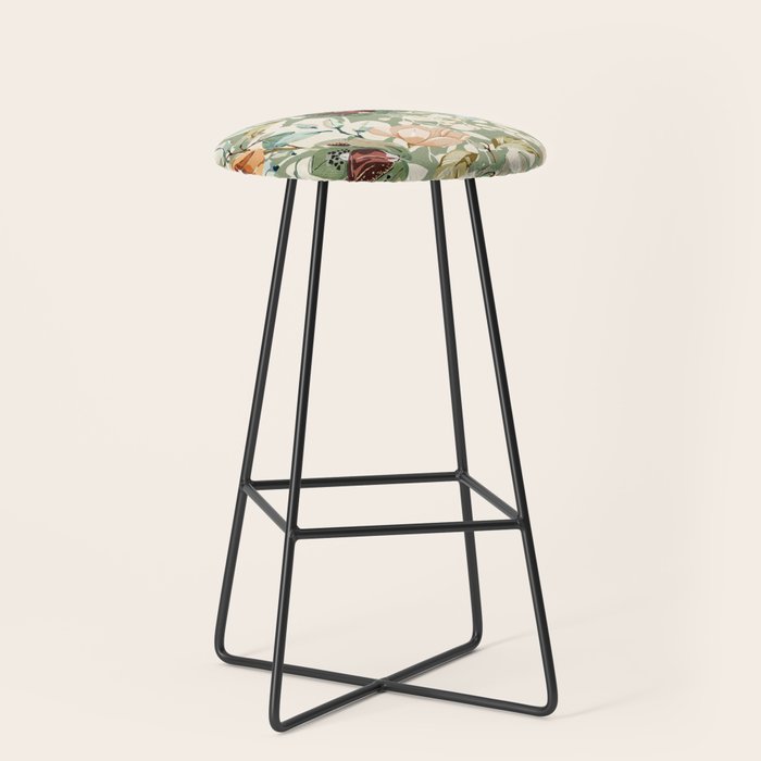 Lush colorful exotic garden B Stool Gallery Image 1