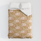 Little Camper - pink and gold Comforter Gallery Image 6