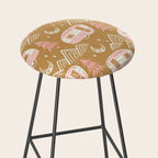 Little Camper - pink and gold Stool Gallery Image 2