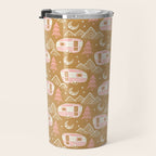Little Camper - pink and gold Travel Mug Gallery Image 3