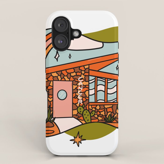 Cancer Mid Century House iPhone Case Gallery Image 1