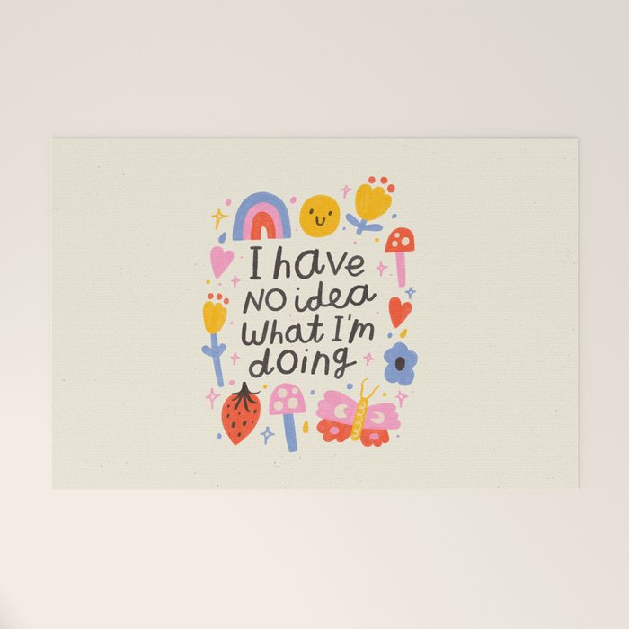 No Idea What I'm Doing Quote Welcome Mat Gallery Image 1
