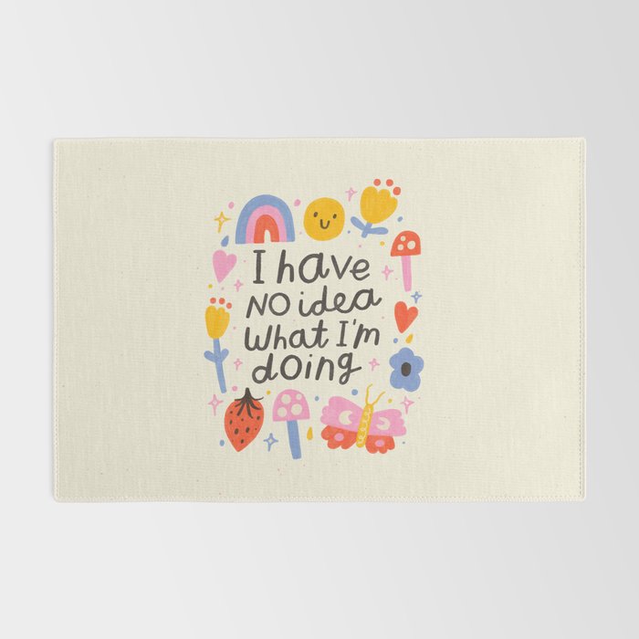 No Idea What I'm Doing Quote Rug Gallery Image 2