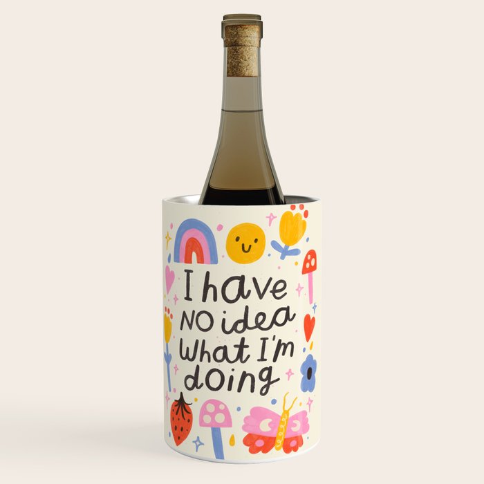No Idea What I'm Doing Quote Wine Chiller Gallery Image 1