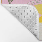 Mediterranean Lemon Florals - La Dolce Vita Bath Mat Gallery Image 2