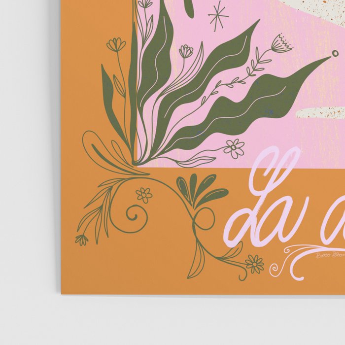 Mediterranean Lemon Florals - La Dolce Vita Poster Gallery Image 3
