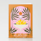 Mediterranean Lemon Florals - La Dolce Vita Stationery Card Gallery Image 2