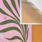 Mediterranean Lemon Florals - La Dolce Vita Wall Tapestry Gallery Image 3