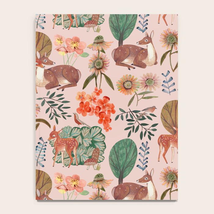 Deer pattern Notebook Gallery Image 4