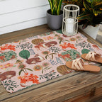 Deer pattern Outdoor Rug Gallery Image 2