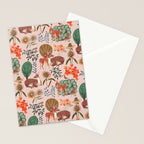 Deer pattern Stationery Card Gallery Image 2