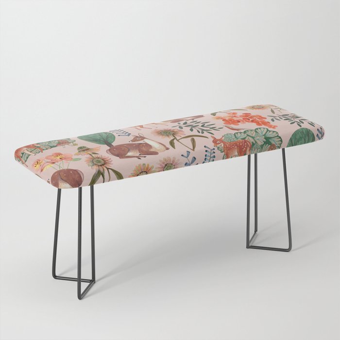 Deer pattern Bench Gallery Image 1
