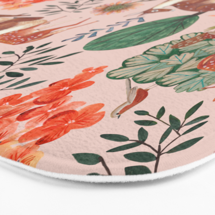 Deer pattern Bath Mat Gallery Image 3