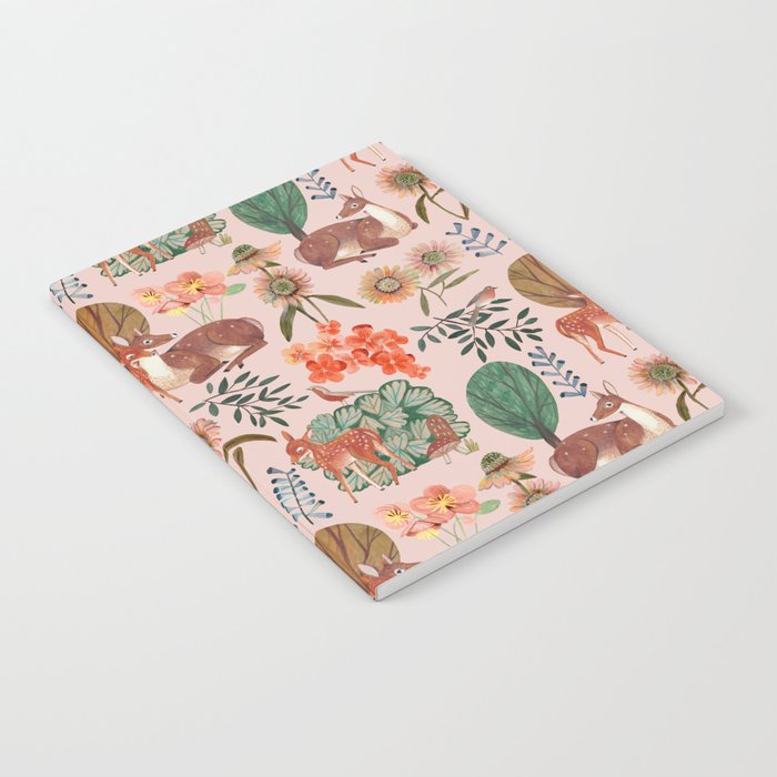 Deer pattern Notebook Gallery Image 1