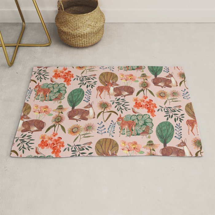 Deer pattern Rug Gallery Image 1