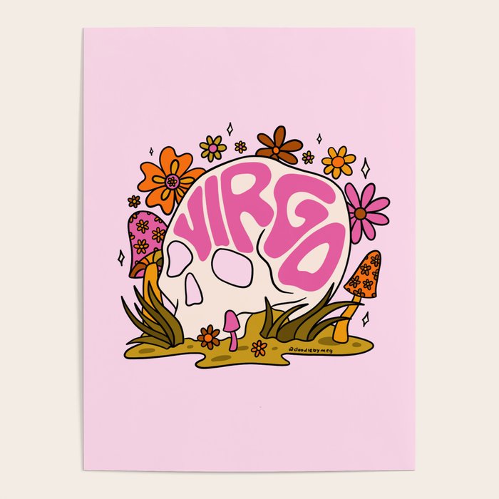 Virgo Skull Poster Gallery Image 4