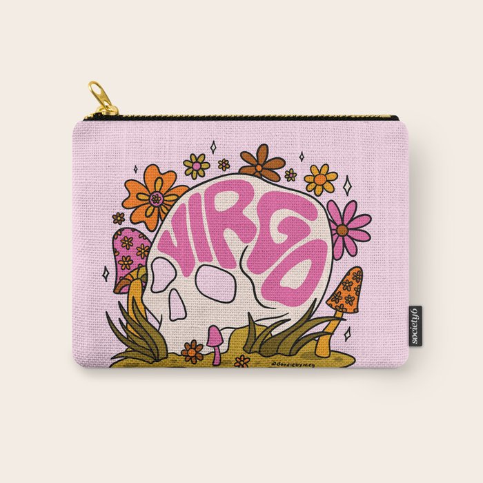 Virgo Skull Carry All Pouch Gallery Image 1