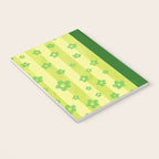 Sweet Strawberry Plant Friends in Lime & Pink Notebook Gallery Image 3