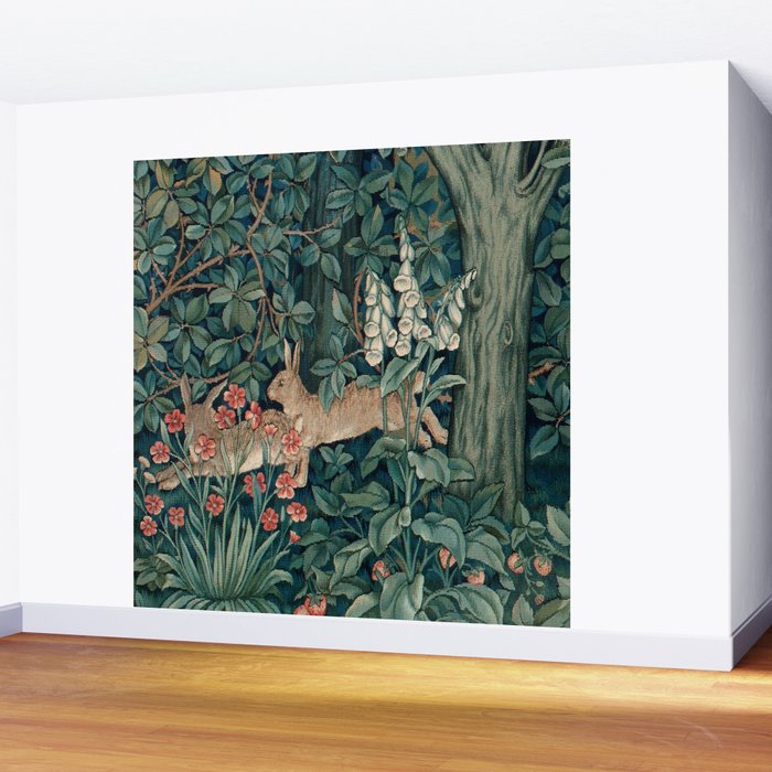 John Henry Dearle "Greenery" 4. Wall Mural Gallery Image 2