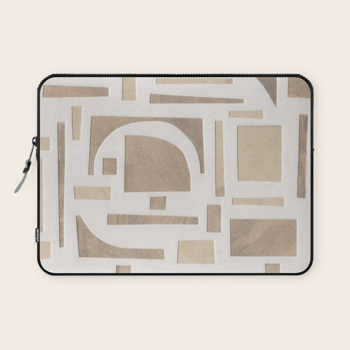 Abstract Paper Collage #3 Laptop Sleeve Gallery Image 1