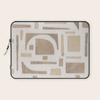 Abstract Paper Collage #3 Laptop Sleeve Gallery Image 1
