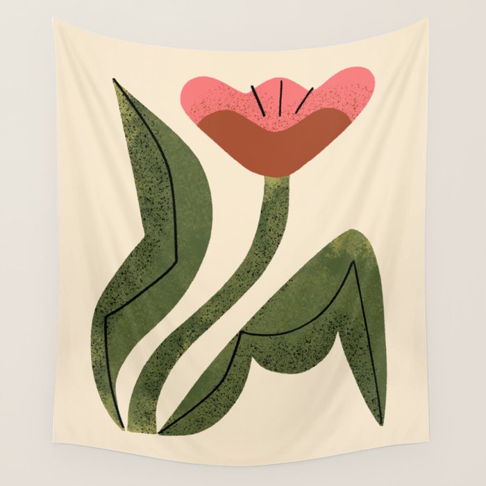 Big Flower No. 2 Wall Tapestry Gallery Image 4