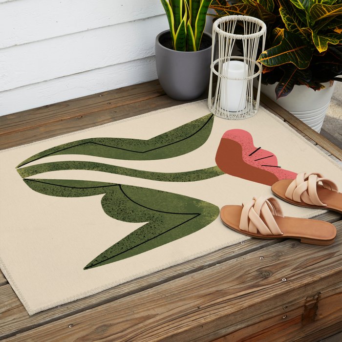 Big Flower No. 2 Outdoor Rug Gallery Image 2