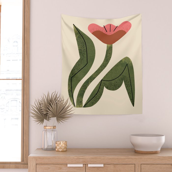 Big Flower No. 2 Wall Tapestry Gallery Image 2