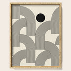 Abstraction_SUNLIGHT_SUNSHINE_LINE_POP_ART_Minimalism_001A Serving Tray Gallery Image 1