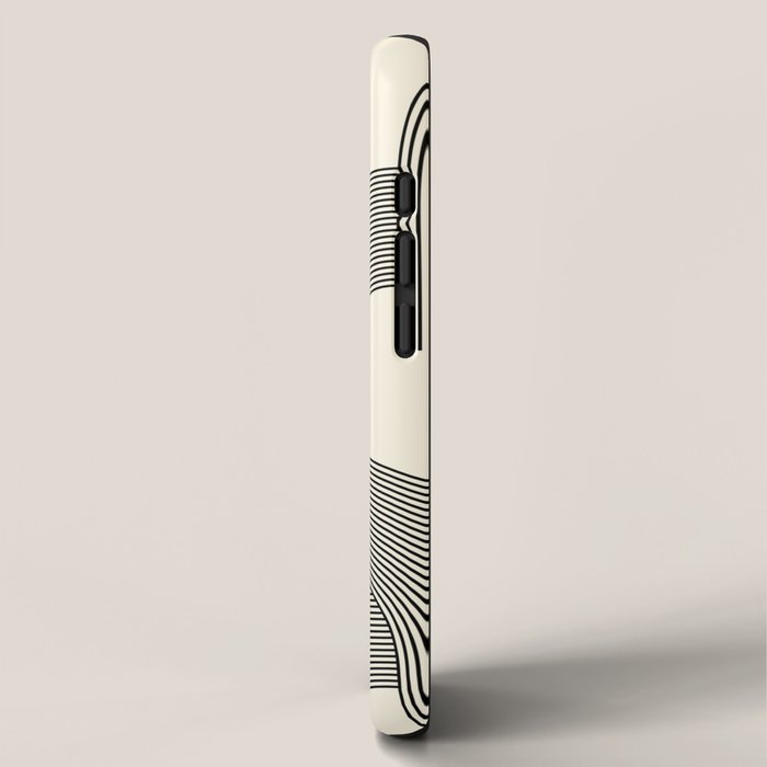 Abstraction_SUNLIGHT_SUNSHINE_LINE_POP_ART_Minimalism_001A iPhone Case Gallery Image 2