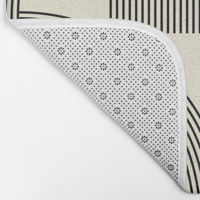 Abstraction_SUNLIGHT_SUNSHINE_LINE_POP_ART_Minimalism_001A Bath Mat Gallery Image 2
