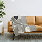 Abstraction_SUNLIGHT_SUNSHINE_LINE_POP_ART_Minimalism_001A Throw Blanket Gallery Image 1