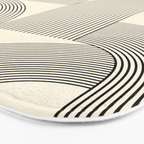 Abstraction_SUNLIGHT_SUNSHINE_LINE_POP_ART_Minimalism_001A Bath Mat Gallery Image 3