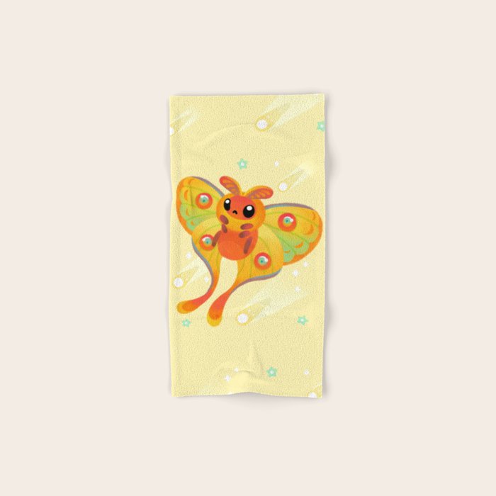 Comet Moth Bath Towel Gallery Image 1