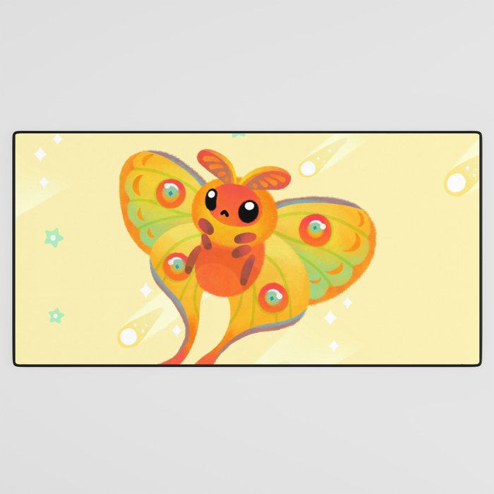 Comet Moth Desk Mat Gallery Image 3