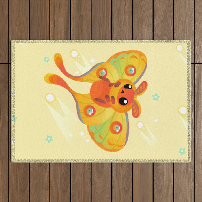 Comet Moth Outdoor Rug Gallery Image 1