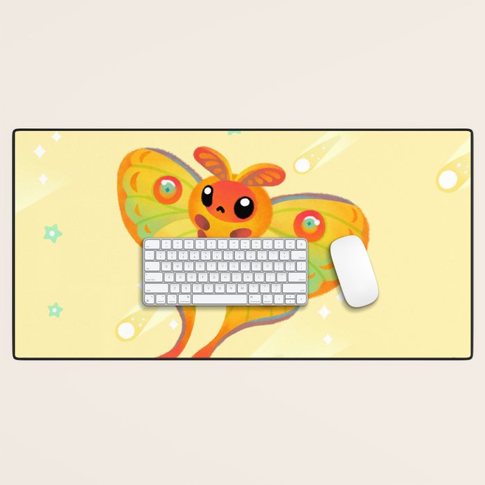 Comet Moth Desk Mat Gallery Image 1