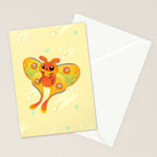 Comet Moth Stationery Card Gallery Image 2