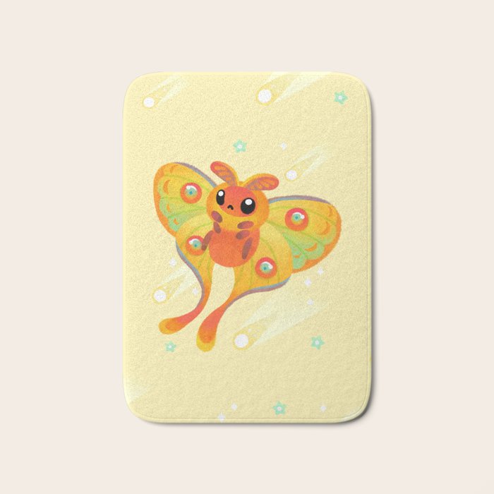 Comet Moth Bath Mat Gallery Image 1