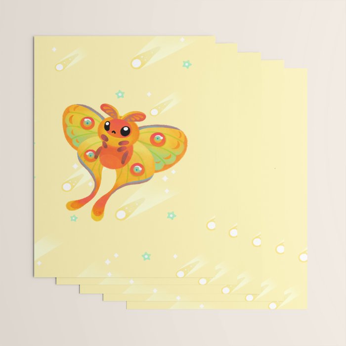 Comet Moth Wrapping Paper Gallery Image 3