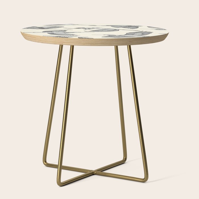 great blue herons pearl Side Table Gallery Image 1