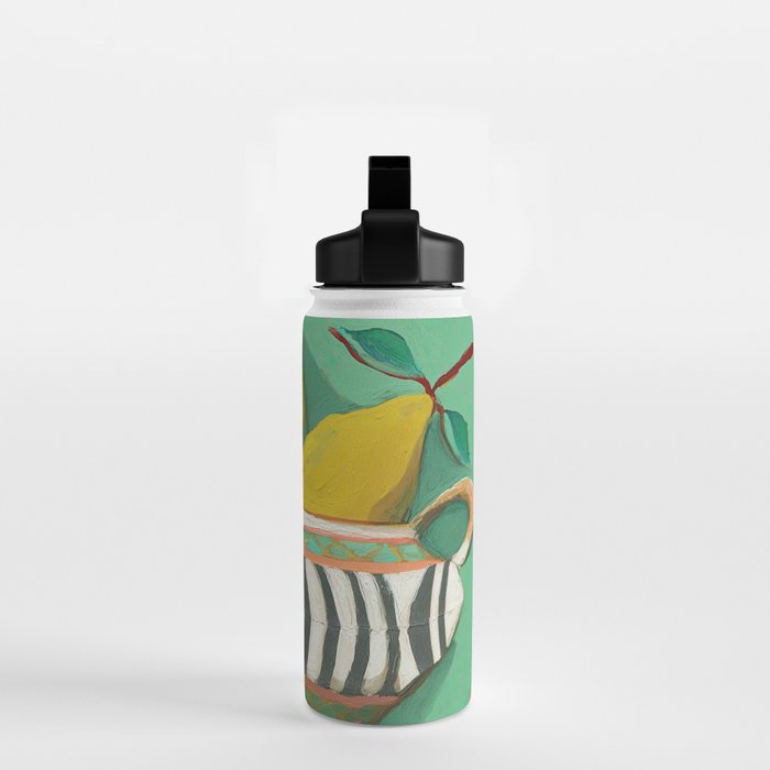Striped Bowl with Pears Water Bottle Gallery Image 2