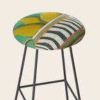 Striped Bowl with Pears Stool Gallery Image 2