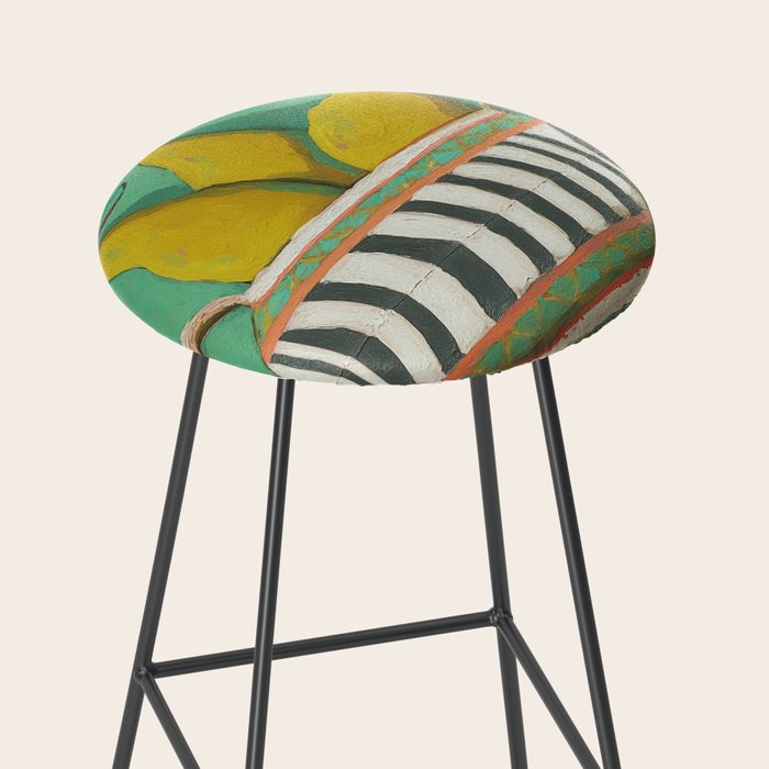 Striped Bowl with Pears Stool Gallery Image 2